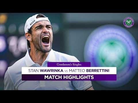 Icons CLASH on No.1 Court | Stan Wawrinka vs Matteo Berrettini | Highlights | Wimbledon 2026