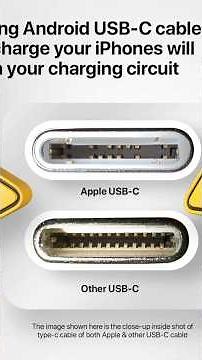 Don't make this mistake with your iPhone's charging! (Apple Type-C vs Android Type-C)