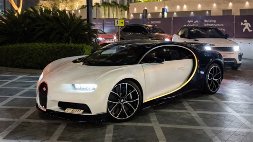 $3 million Bugatti Chiron lighting up Dubai