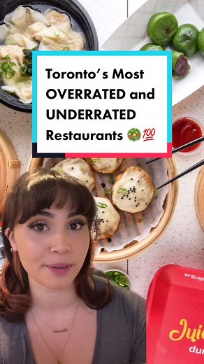 Toronto’s Most OVERRATED and UNDERRATED Restaurants 🥗💯 #toronto #tiktoktoronto #onlyintoronto #ontario #canada #restaurants #overrated #underrated