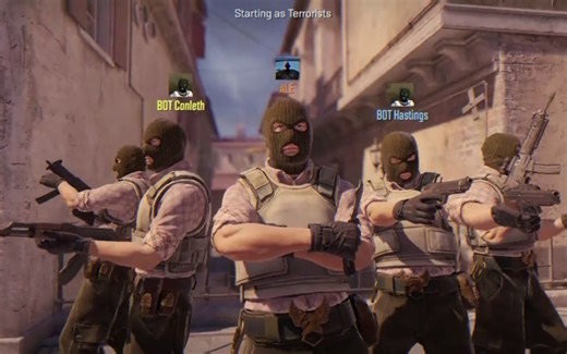 CS2更新了警和匪的出场动画，T独特的气质迎面扑来，CT正义感十足啊