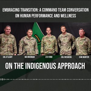In the latest Indigenous Approach episode, our command team talks candidly about mental health and creating a culture that encourages self care. A follow-on series will feature stories about personal struggles/triumphs. #InThisTogether #yourenotalone https://podcasts.apple.com/us/podcast/embracing-transition-command-team-conversation-on-human/id1534621849?i=1000525628908 | 1st Special Forces Command - Airborne