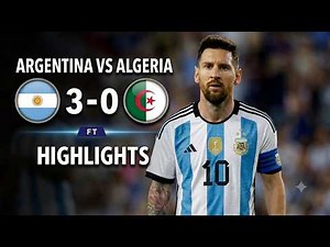 Résumé Argentine vs. Algérie | Coupe du Monde de la FIFA 2026 (Highlights & Buts)