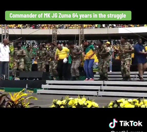 Jacob Zuma Singing New Song 2023 - Commander of MK JG Zuma 64 Years in the Struggle