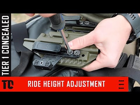 Adjusting Your Holster's Ride Height