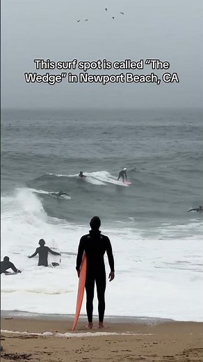 Have you been to a surf spot where the waves grow from 1 to 10ft?! #surf #surfing #waves #bigwaves