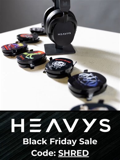 The heaviest sale of the year is Black Friday at https://www.heavys.com ... #heavys #headphones #blackfriday #metaltok