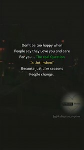Just Like weather people change SUBSCRIBE @reflective_ryhthm #emotionLovefeeling #explorepage #beautiful #sadstory #relationship #sadlove #sadsongs #truelove #truefriends #storytelling #StoriesThatMatter #GOD | Reflective Quote