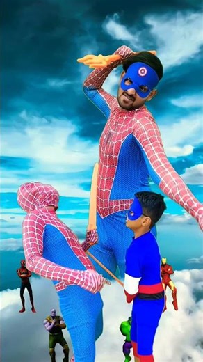 Angry Spider-Man | Captain America vs Spider-Man 🕸️ #shorts #spiderman #marvel