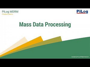 Mass Data Processing - PiLog MDRM Capabilities