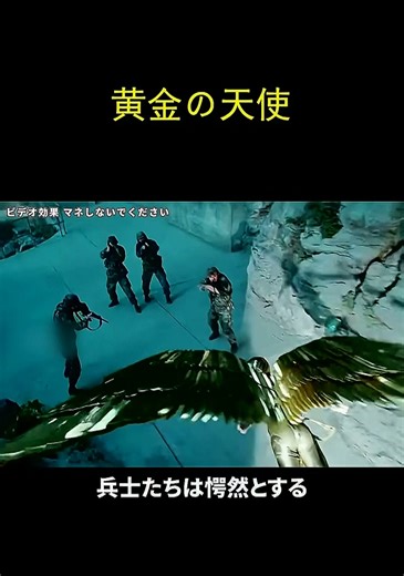 黄金の天使が舞い降りる！奇跡の瞬間に感動必至【神映像】