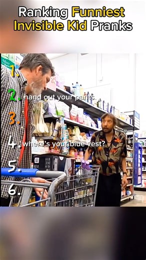 Rank Daily on Instagram: "Ranking Funniest Invisible Kid Pranks Follow @rank.daily • Clips from @superstupidpoop • • #rank #funny #invisiblekid #prank #ranking"