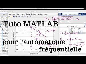 Initiation à MATLAB pour l'Automatique fréquentielle