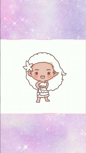 Vaiana Ausmalbild | Süßes Disney Malvideo für Kinder | Ausmalee