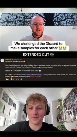 We challenged the Discord to make samples for each other, then make them into full songs 😭 which one was your favourite? 🤔 #beatbattle #musicproducers #musicproduction #discordmemes #musicchallenge @SouthbyMusic