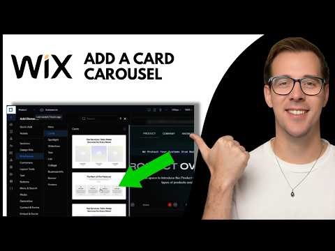 How To Add A Card Carousel To Wix (Step By Step)