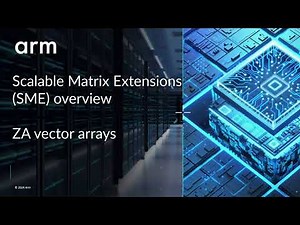 SME Overview – ZA Array Vectors (3/6)