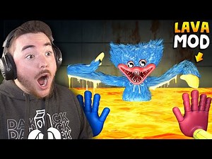 FLOODING POPPY PLAYTIME IN LAVA!!! (Crazy Mod) | Poppy Playtime Gameplay (Mods)