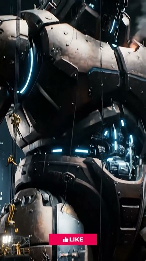 Humans at Work: Restoring a Robotic Godzilla #ai #veo3 #short