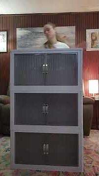 Joybos® Stackable Storage Bins with Lids and Doors