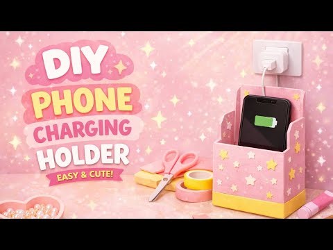 DIY Mobile Holder from Cardboard 😍📱 | Easy Craft at Home