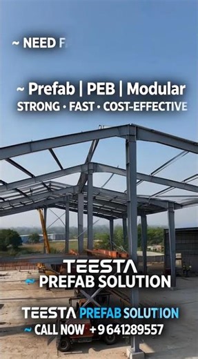 Warehouse & Industrial Shed Construction Using Prefab & PEB Technology