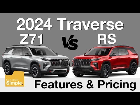 2024 Chevy Traverse Z71 vs RS | Feature & Pricing Breakdown!