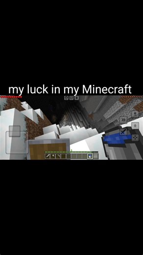 Minecraft but my luck#minecraft #short
