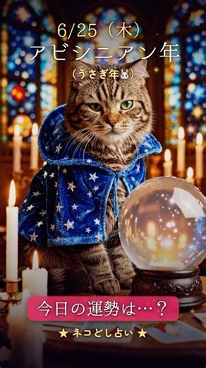 【うさぎ年】6月25日の運勢🔮 総合運