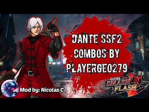 SSF2 3 Combos for Dante Mod by Nicolas C
