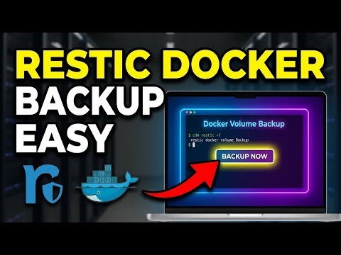 How to backup Docker volumes on VPS using restic - Easy Tutorial