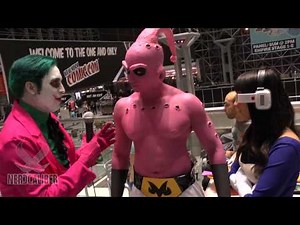 KID BUU and SCOUTER VEGETA! Dragon Ball Cosplay at NYCC 2014