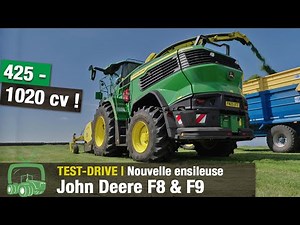 John Deere F8 / F9 Test-Drive Forage Harvesters | New: 425 to 1020 hp | Agricultural Machinery