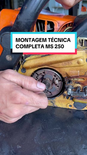 Montagem Técnica Completa da Motosserra STIHL MS 250