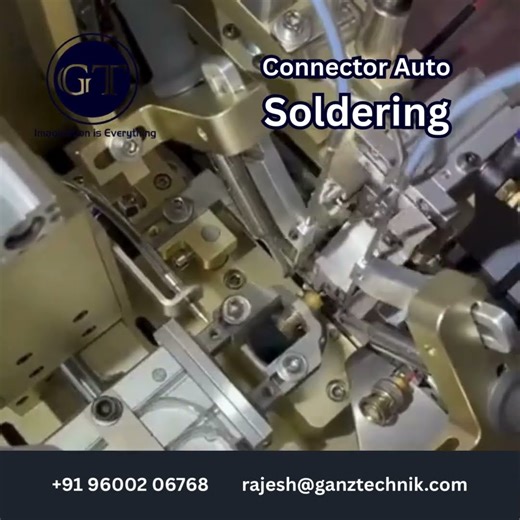 Connector Auto Soldering #machine #factory #electricalengineering