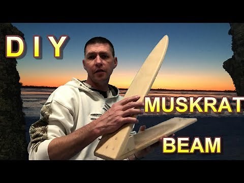 TRAPPERS Only DIY Muskrat Fleshing Beam
