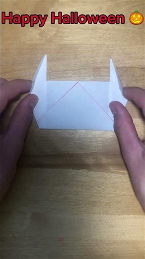 How to make origami vampire fangs 🧛‍♂️#origami #halloween