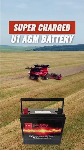 Super Charged U1 AGM Lawn Tractor Battery #johndeere #cubcadet #toro