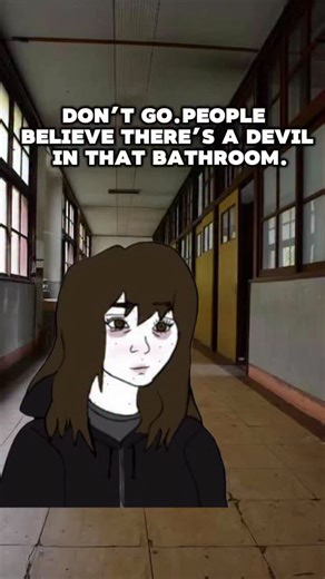 In Japanese folklore, Hanako-san is one of the most famous and chilling school legends. Said to be the spirit of a young girl who passed away during World War II, she is believed to appear in school bathrooms across Japan, especially in older buildings where the hallways echo and the lights flicker. For decades, students have whispered stories of strange footsteps and soft voices coming from empty stalls. According to the legend, if you knock three times on the third stall and ask, “Are you ther