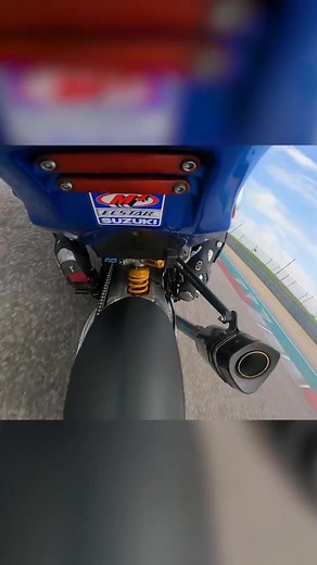 🚀🏁 Catch a ride with the fastest #Superbike rider of the weekend Bobby Fong on his #Suzuki. #gopro #goprohero9 @gopro #motorsport #motorcycle #fyp