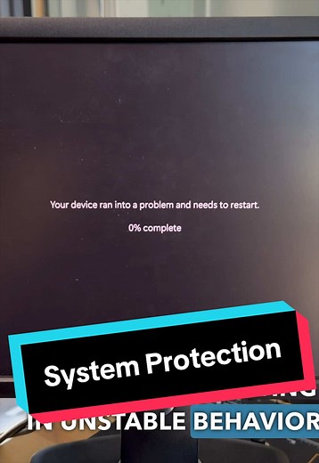 Fix PC Black/Blue Screen with Windows System Protection
