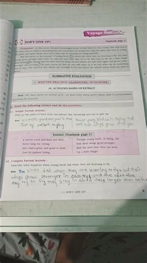 std 6th English workbook chapter 1.1#studing is fun#study