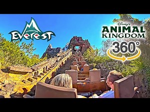 VR360 Expedition Everest Roller Coaster On Ride POV Disney's Animal Kingdom 2025 10 13