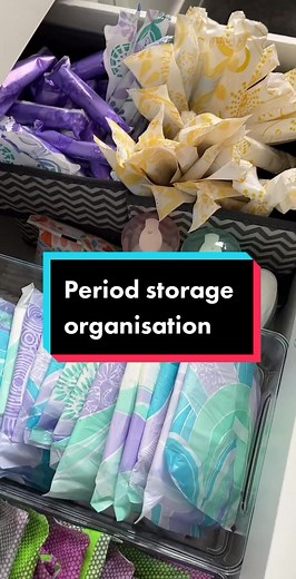 Organize Your Period Products Easily