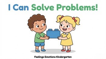 I Can Solve Problems: No-Prep Kindergarten SEL Activity Book