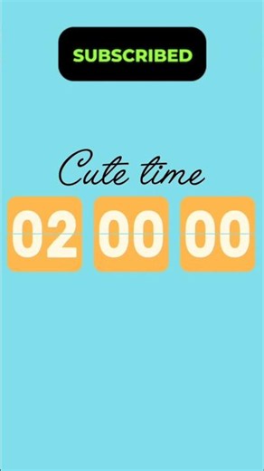 🧡2 Hour Silent Timer 🧡Like and Subscribe 👍