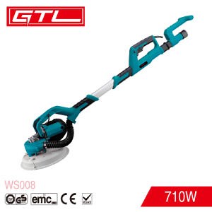 [Hot Item] 710W Ceiling Sander Machine Long Handle Drywall Sander with Dust Collect Bag