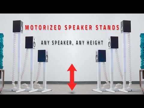 Unique DIY Motorized Speaker Stands! Why does no one sell these?