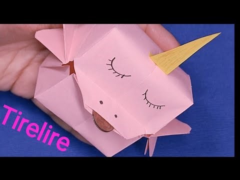 Comment faire une licorne kawaii tirelire facile