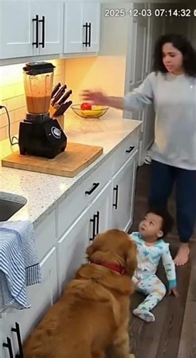 Toddler Presses Blender Button!
